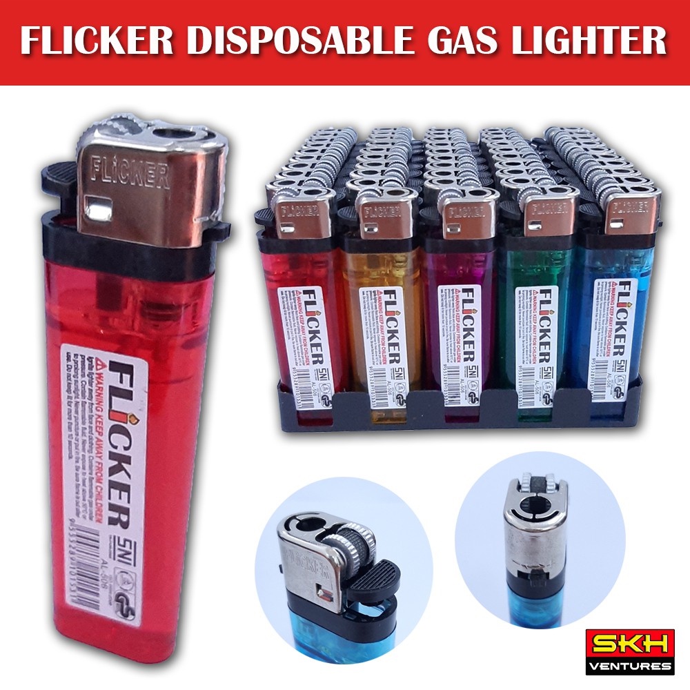 (1Pcs) Flicker Disposable Gas Lighter / Pemetik Api Gas Flicker (1Pcs ...