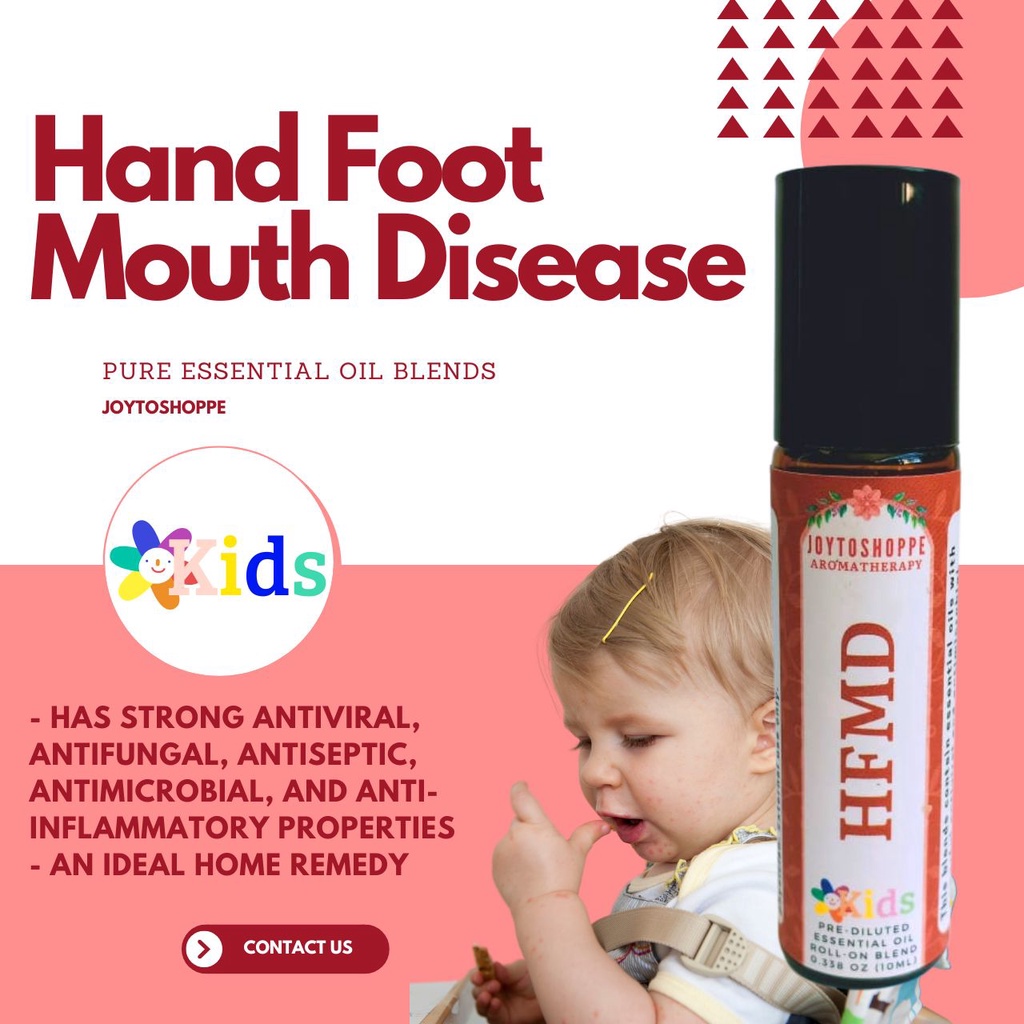 HFMD Hand Foot Mouth Disease KidSafe RollOn Pure Essential Oil Pre