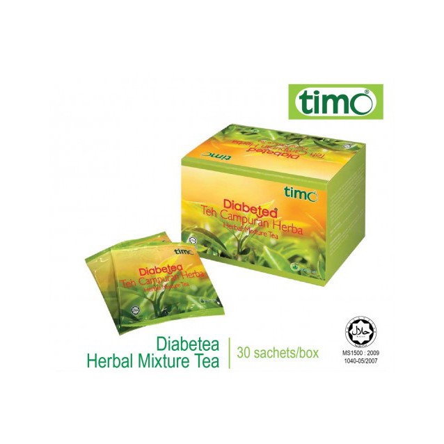 TIMO DIABETEA HERBAL MIXTURE TEA 2.6G X 30'S (EXP:12/2025) | Shopee ...