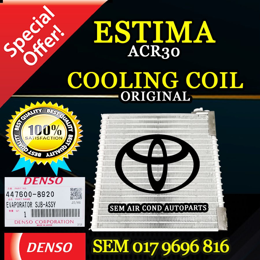 TOYOTA ESTIMA ACR30/ MCR30 2002-2006 YEAR ORIGINAL DENSO ND FRONT ...