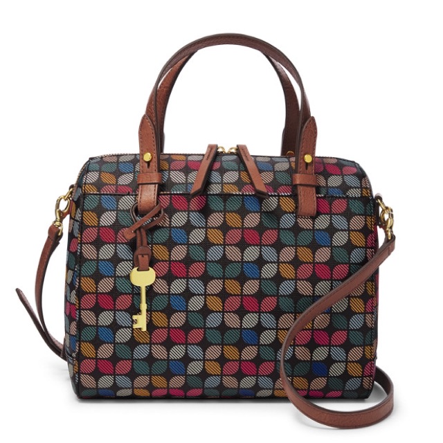 ORIGINAL ZB7314016 FOSSIL RACHEL SATCHEL BLACK MULTI Shopee Malaysia