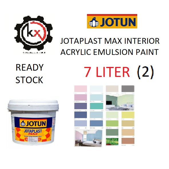 JOTUN JOTAPLAST MAX INTERIOR ACRYLIC EMULSION PAINT 7 LITER Shopee