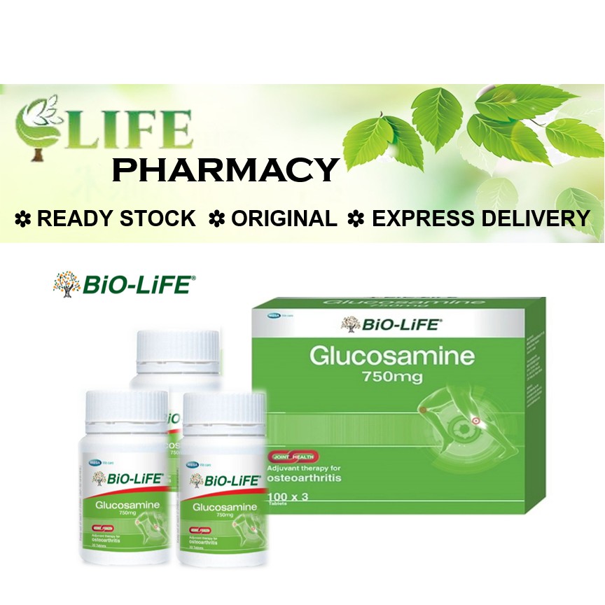 Biolife/ biolife Glucosamine 750mg Tablet (30's/100's) (Exp 2025