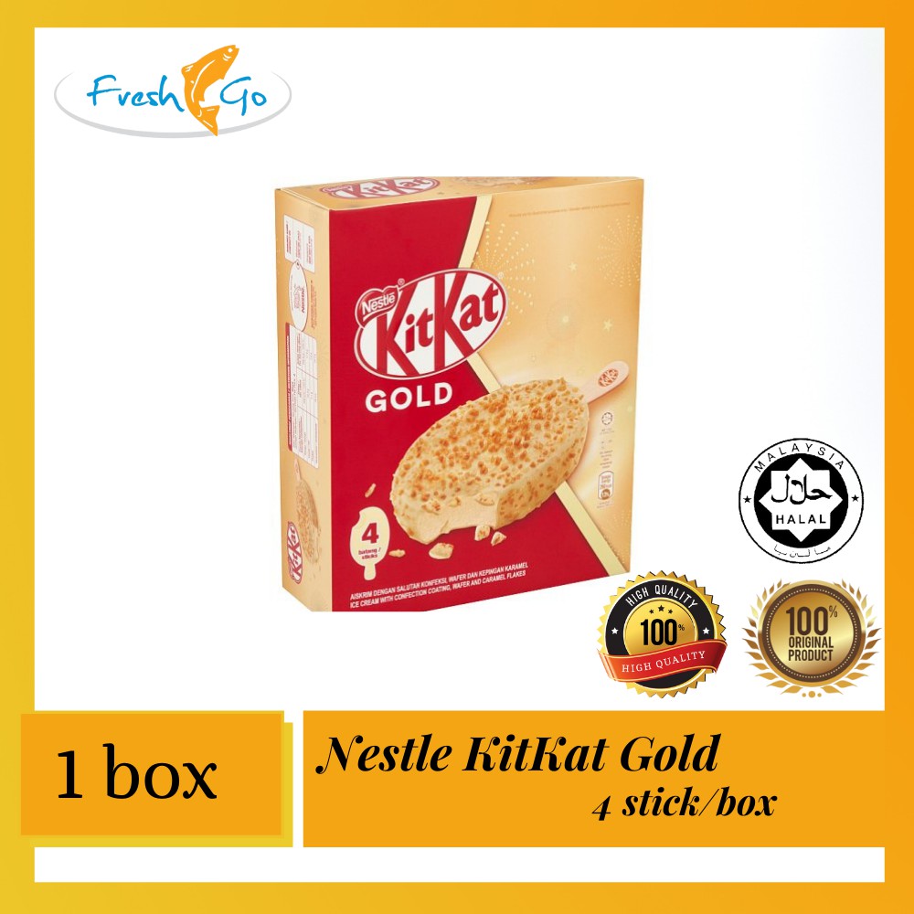 Nestle KitKat / KitKat Gold Flavour Ice Cream Bar | Shopee Malaysia