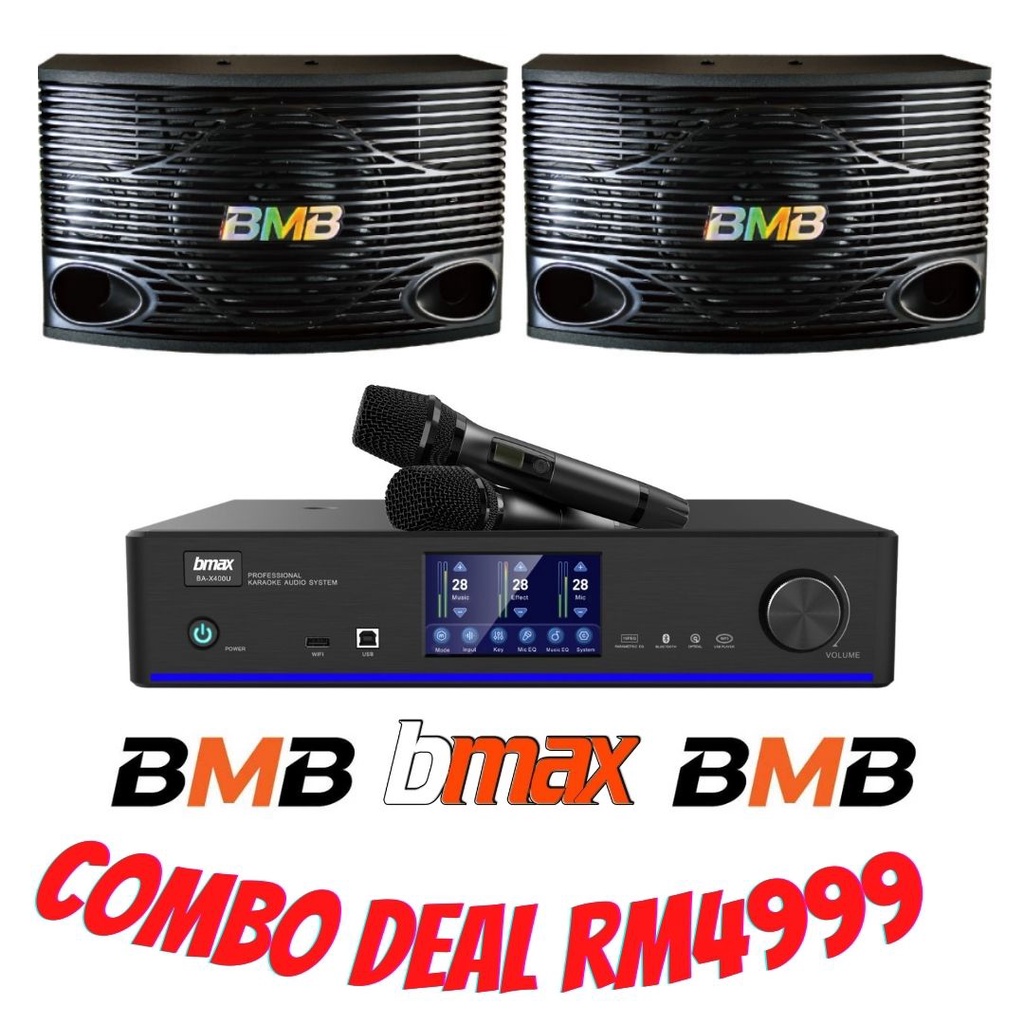 [HOT] BMB BMAX BLUETOOTH KARAOKE COMBO DEAL PACKAGE ( EX-STOCK KL ...