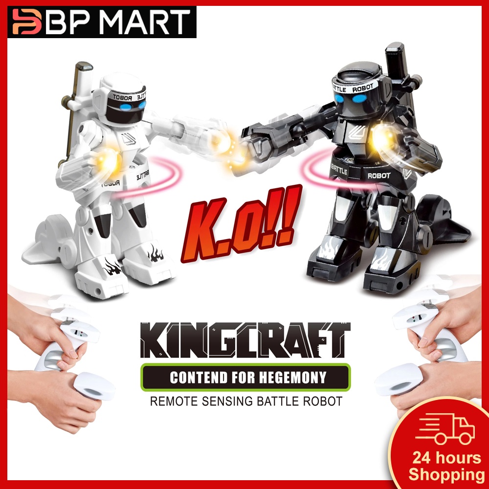 RC Robot Toy RC Battle Fighting Robot Remote Control Body Sense Control ...