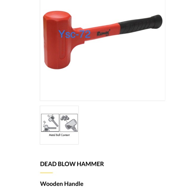 SUPERTOOL Hammer Shaft 35CM 1.5LB Claw Hammer Handle - View #9