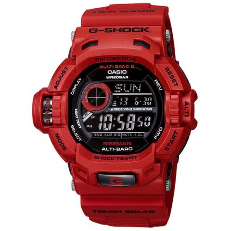 Original G-Shock Riseman GW-9200RDJ Men In Burning Red | Shopee