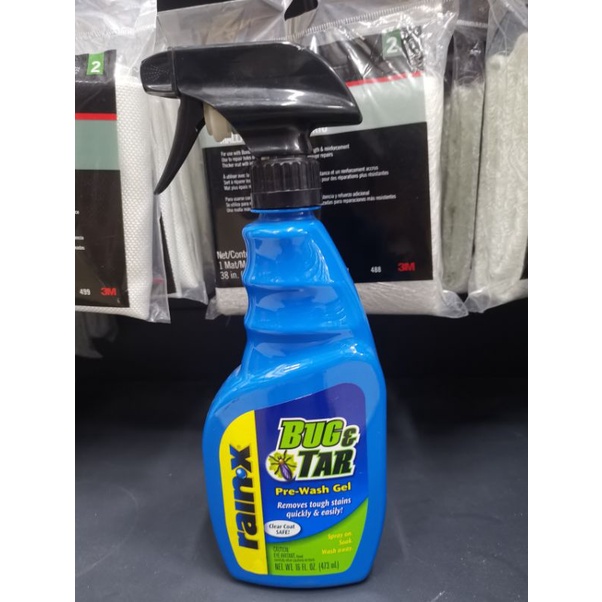 🇺🇸 Rain X Bug & Tar Pre Wash Gel Removes Tough Stains 473ML