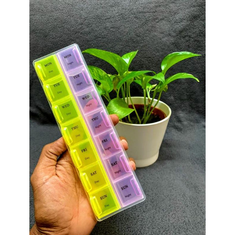 Bekas Ubat / bekas Vitamin / Pill box / 7 Days Weekly Pill Medicine Box ...