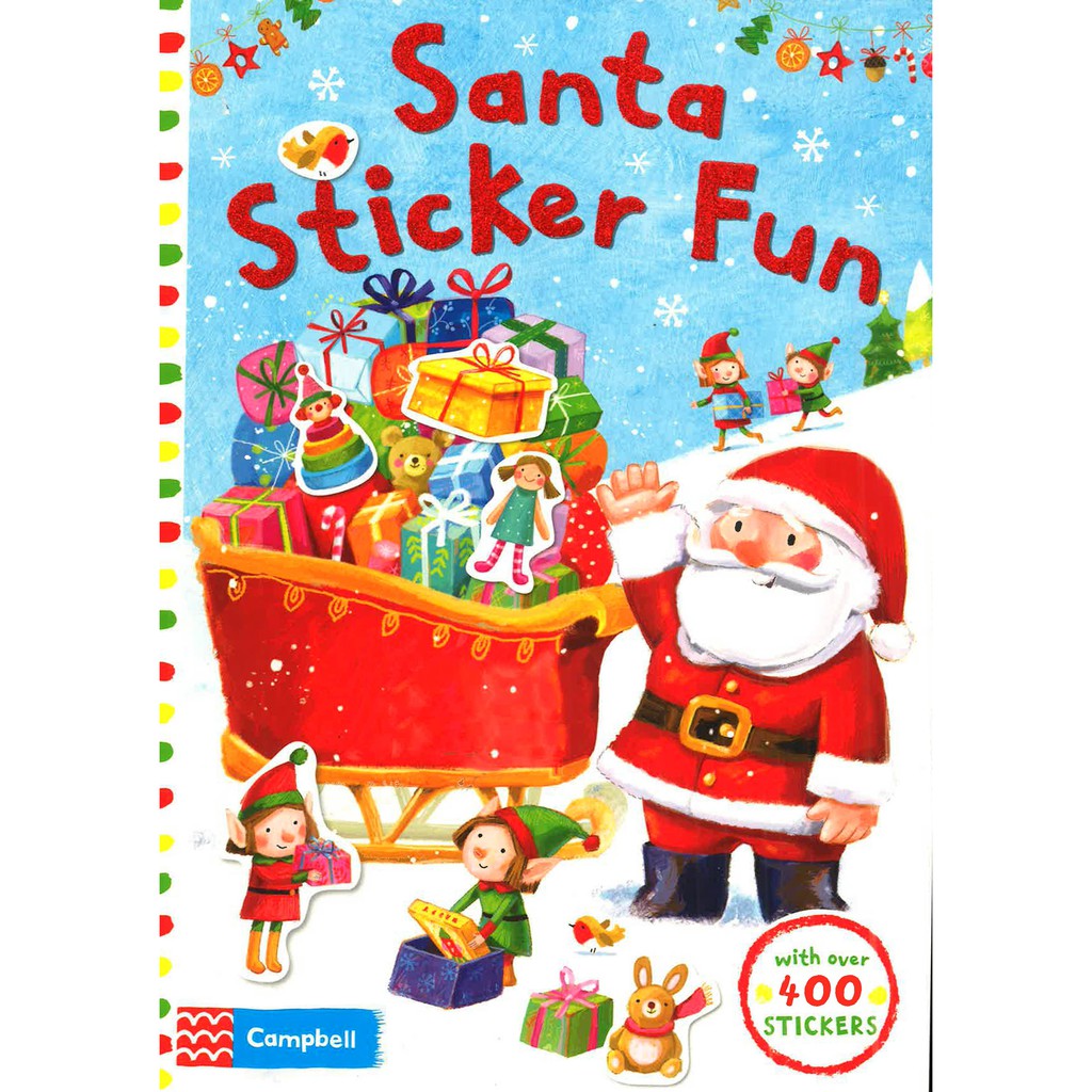 (BBW) Santa Sticker Fun (ISBN: 9781509827862) | Shopee Malaysia