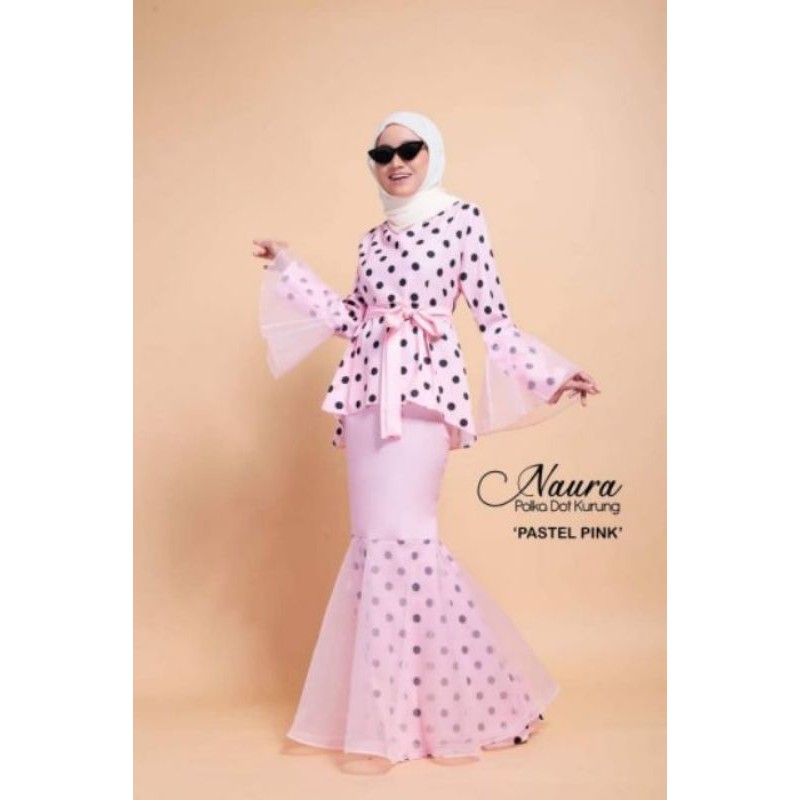 Kurung Retro Event Tema Saloma 60an 70an P.ramlee Polka dots Pop yeh