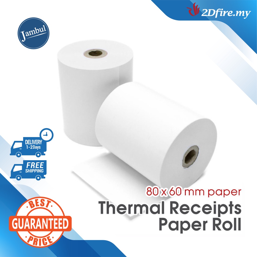 Thermal Paper Receipt Rolls Receipt Paper Cash Register Receipt Kertas ...