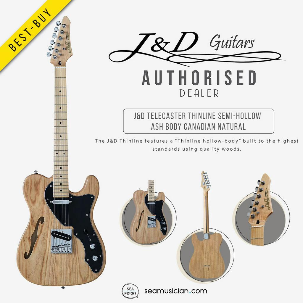 J & D Electric Thinline Ukulélé