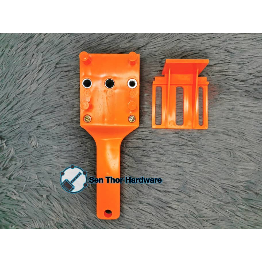 Quick Wood Doweling Jig Abs Plastic Handheld Pocket Hole Jig System Shopee Malaysia