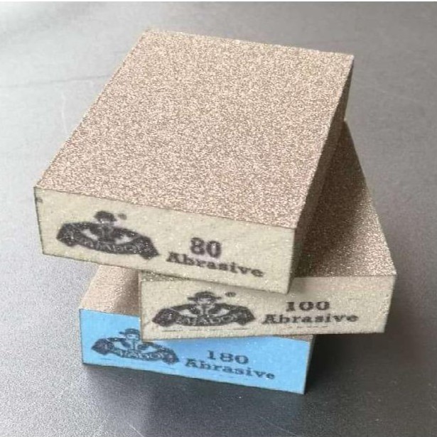 Matador Polishing/Sanding Block Sponge Grit 80/100/180 (Original ...