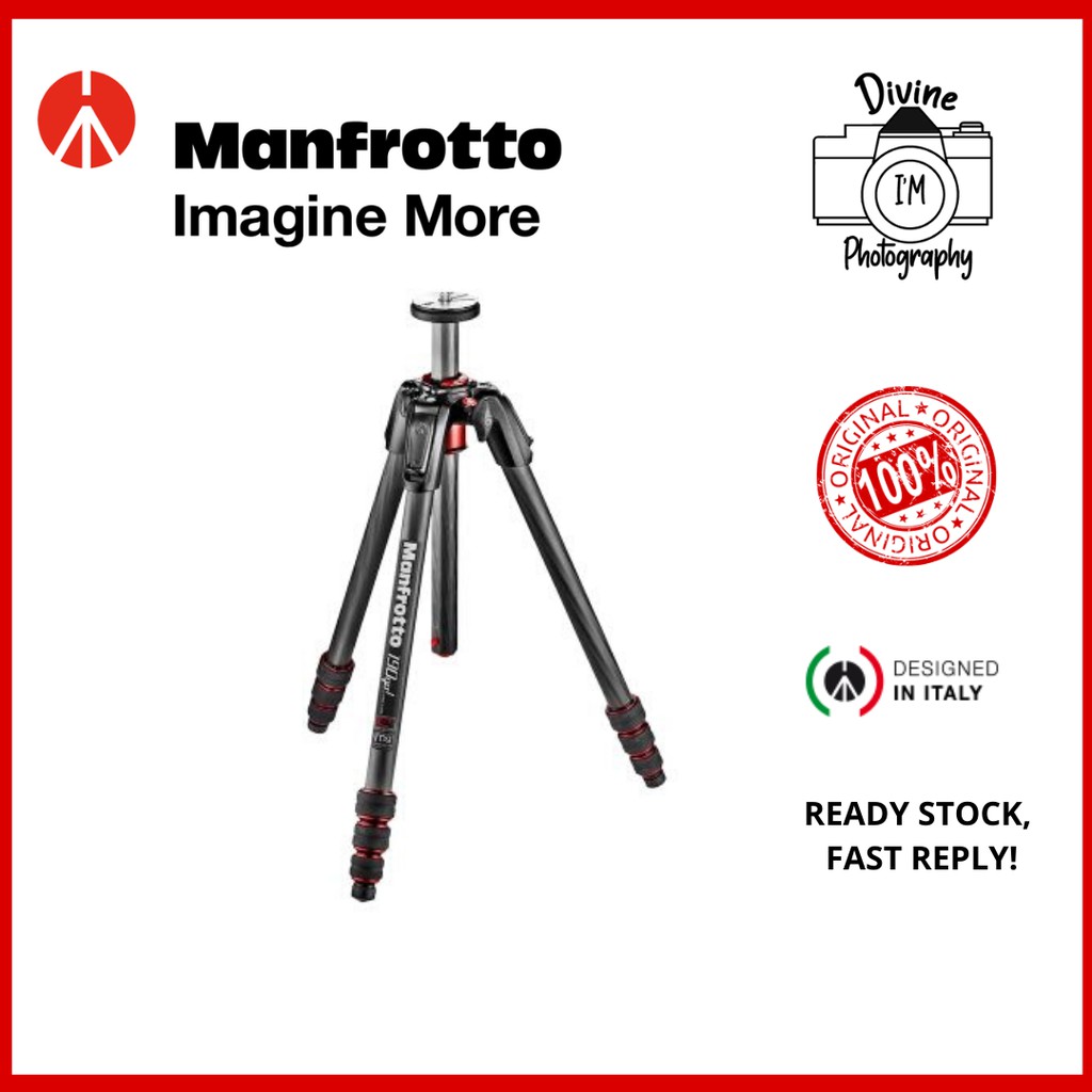 Manfrotto MT190GOC4 190 Go! MS Carbon 4-Section photo Tripod with