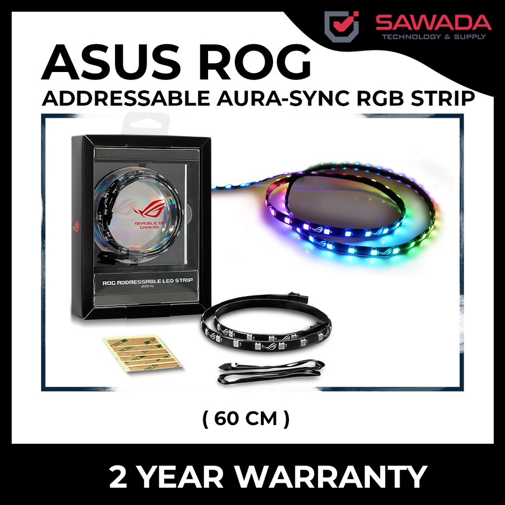 Asus rog addressable led deals strip 60cm