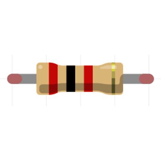 Resistor - 0.25W 5% (2K) 2K Ohm [10pcs]