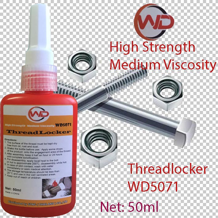 Thread Locker 50ML Model: WD-5071 (Red) | Shopee Malaysia
