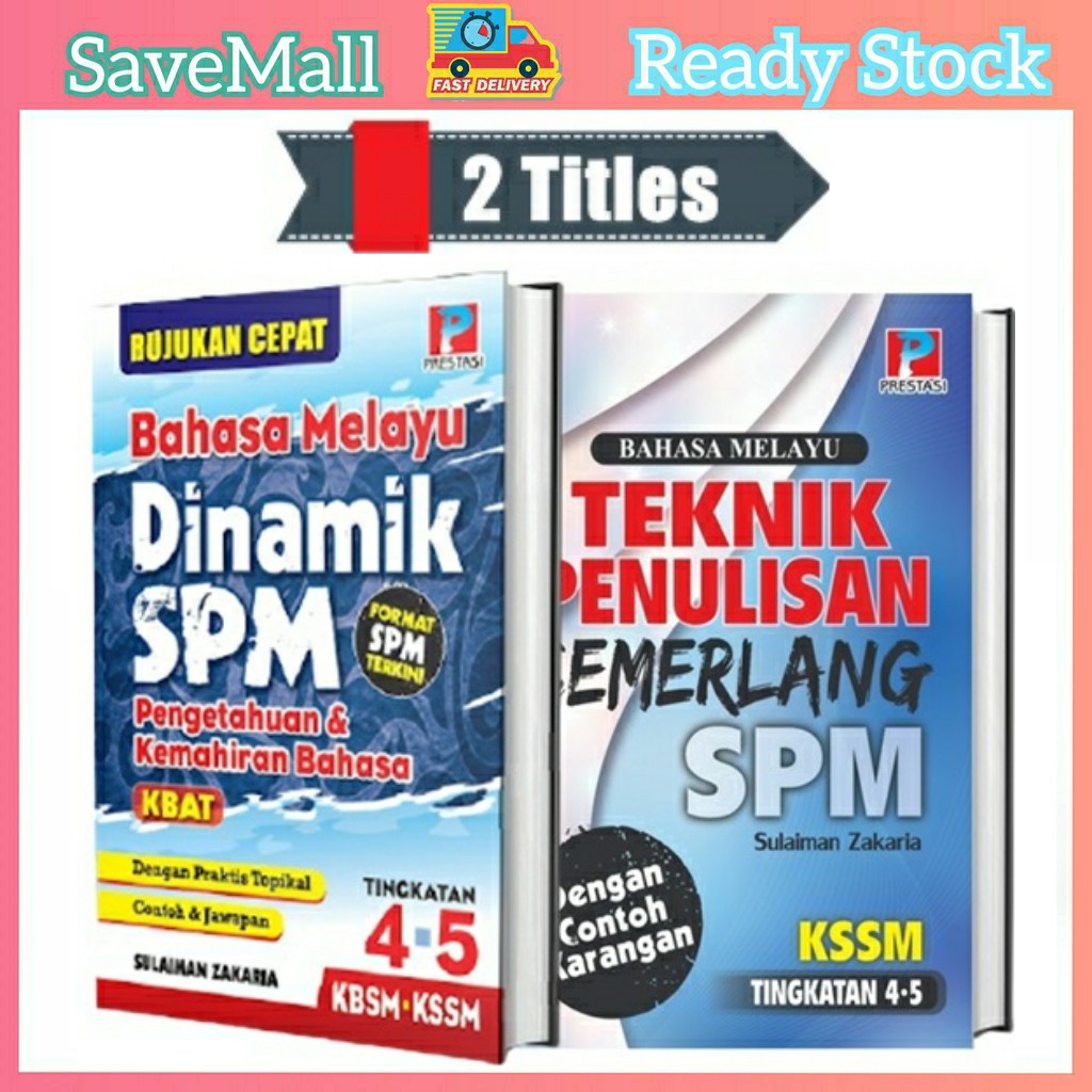 2 Book Bahasa Melayu SPM Kertas 1 2 Kemahiran Bahasa Panduan Teknik ...