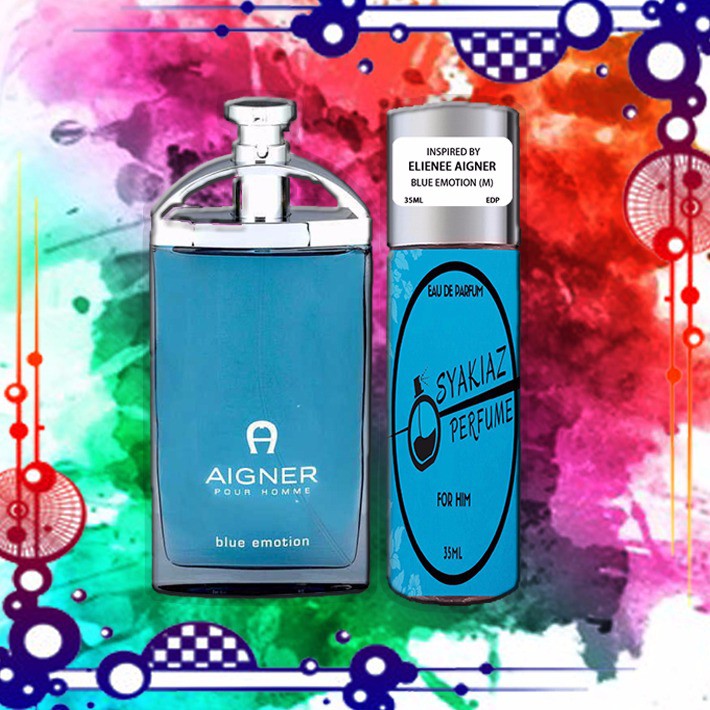 SYAKIAZ PERFUME Aigner Blue Emotion 35ml EDP M Shopee Malaysia