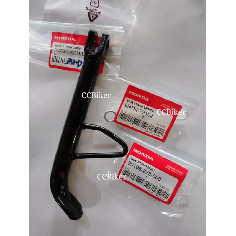 Original Thai Honda EX5/ Dream/ Class1/ W125 Side Stand+ Screw+ Spring ...