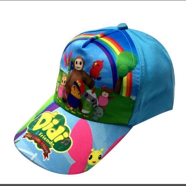 Topi didi and friends and baby shark cap adjustable strap 100% COTTON 🔥 ...