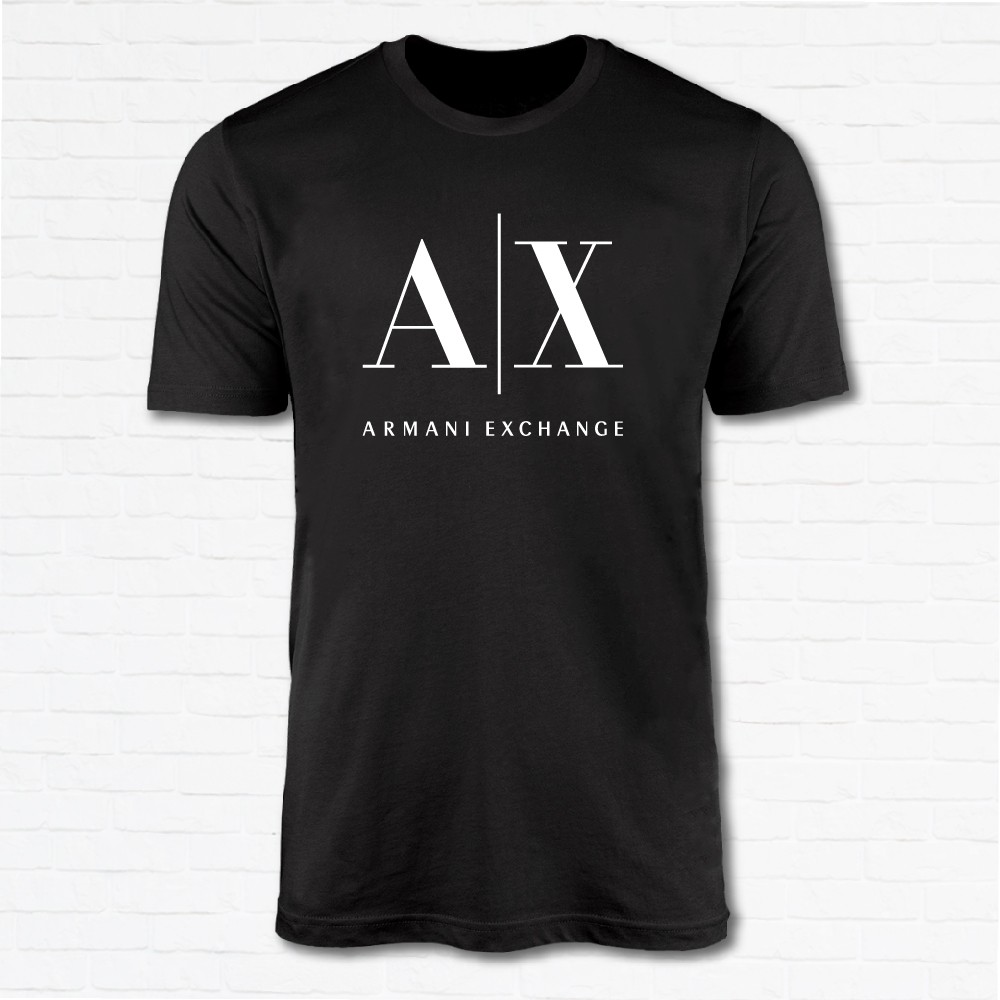 AX ARMANI EXCHANGE TSHIRT Unisex Streetwear Cottin Shirt Shopee