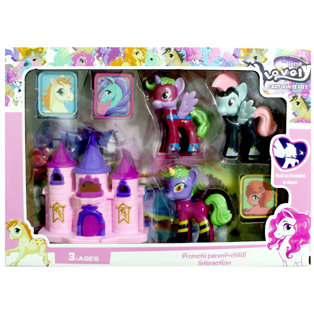Little Pony Doll House Set Shopee Malaysia