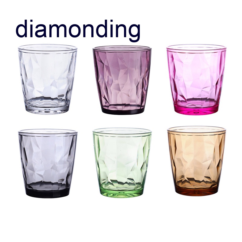Diam Unbreakable Premium Drinking Acrylic Cups Dishwasher Safe
