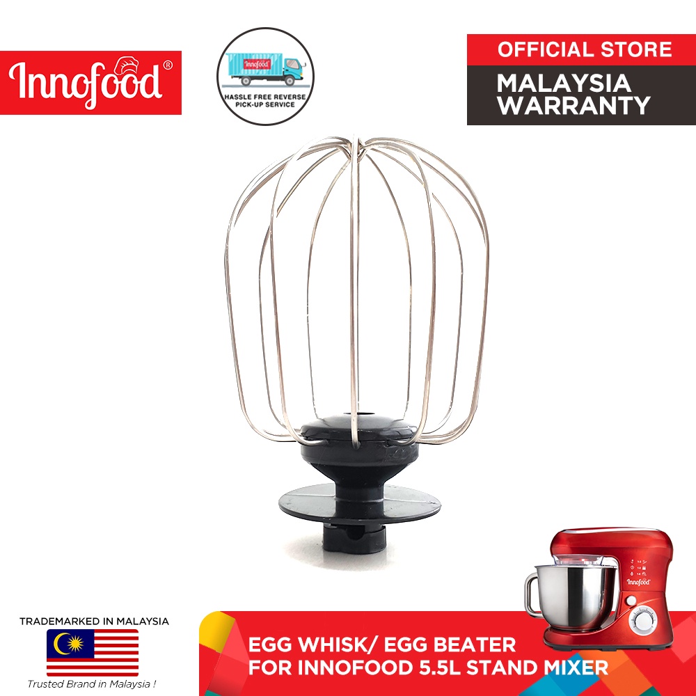 Innofood High Speed Power Stand Mixer Accessories Egg Whisk/Dough