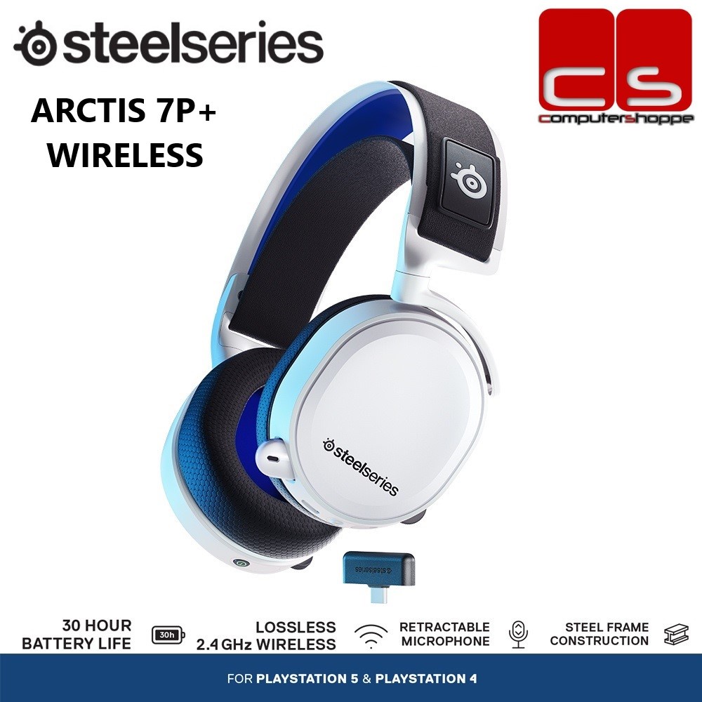 SteelSeries Arctis 7P Arctis 7P Wireless Gaming Headset White