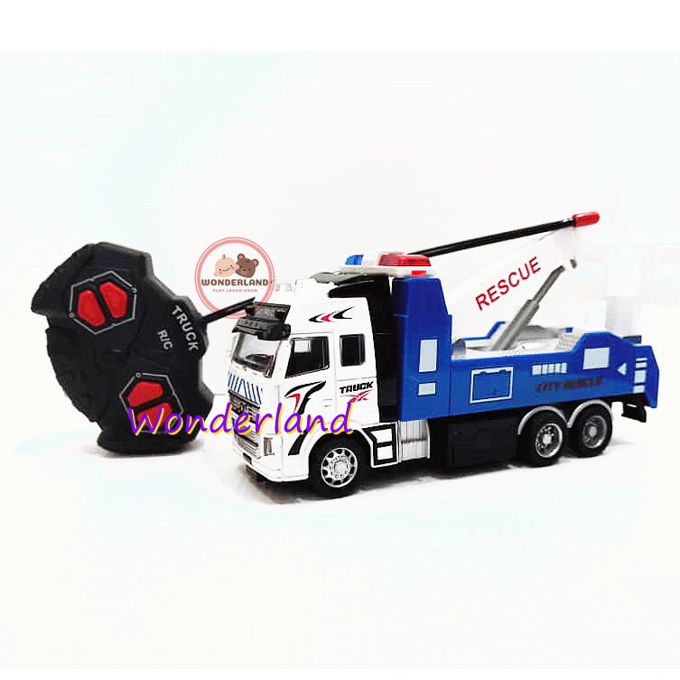 Tow Truck Wrecker Truck Remote control ALLOY + PLASTIC136 Rechargeable
