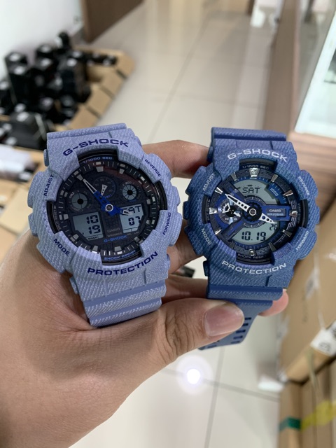 Casio G Shock Denim Special Colors Series GA 100DE GA 110DC Shopee Malaysia