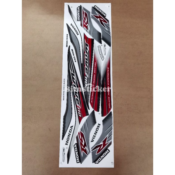 HONDA WAVE 110 R/RS BODY STICKER | Shopee Malaysia