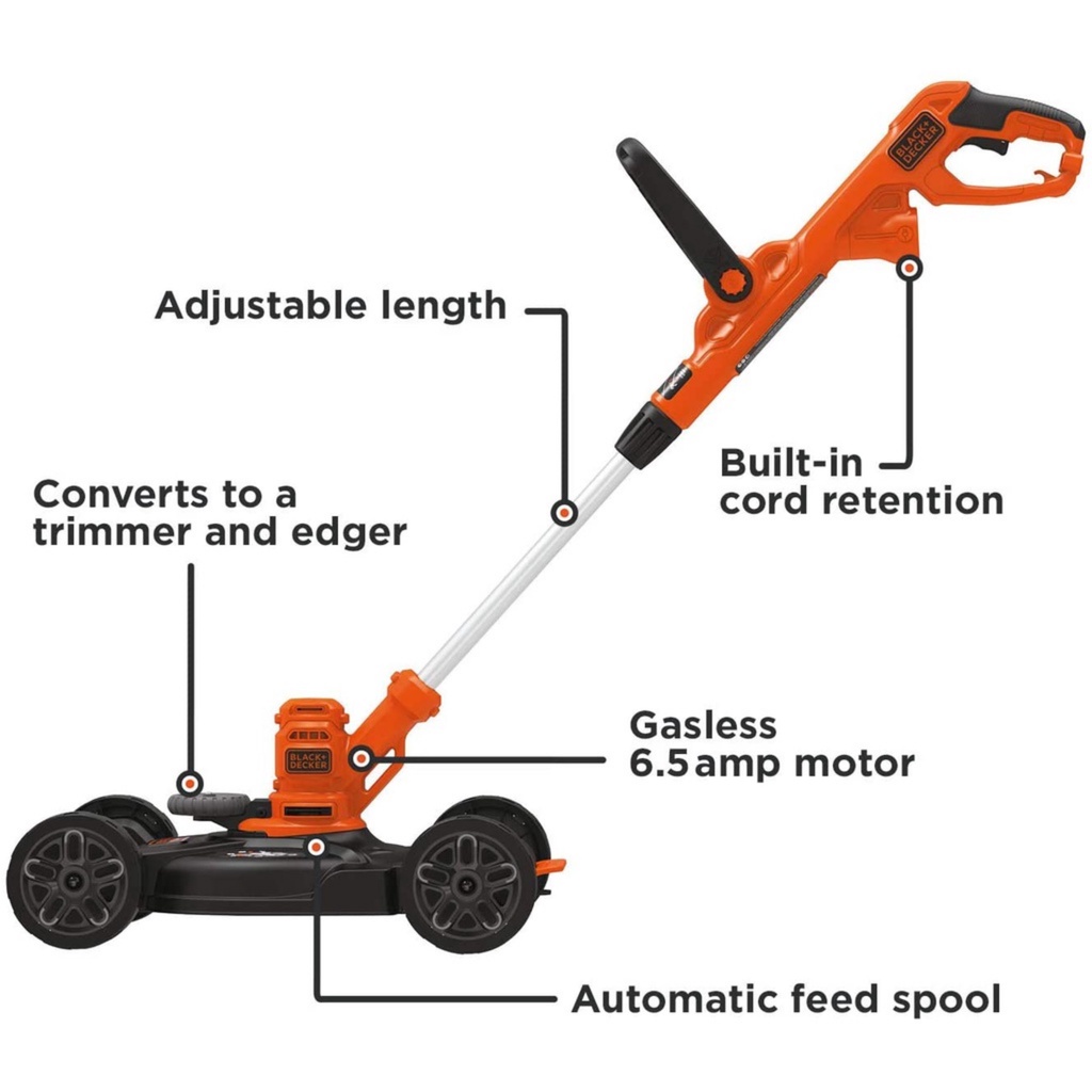 BLACK & DECKER STRING GRASS TRIMMER GL5530 + CITY MOVER CM100 BASE