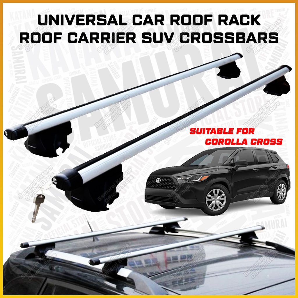 🗄️ For Toyota Corolla Cross SUV Car Roof Rack Bar Carrier Car With Side ...