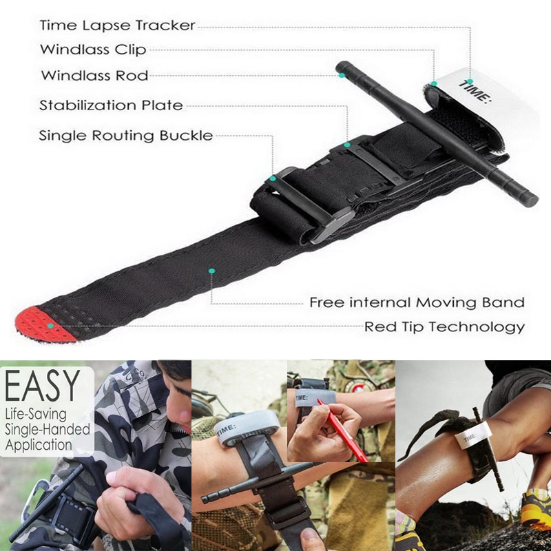 blood rescue life save medic quick release survive one hand operate ...