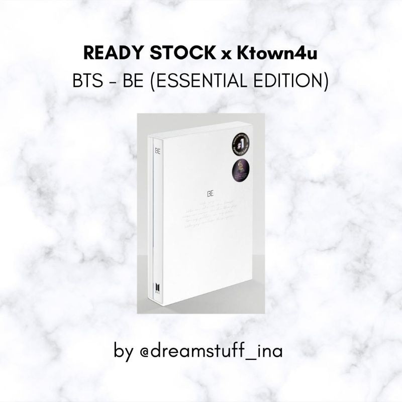 Bts BE ESSENTIAL EDITION (Ktown4U) | Shopee Malaysia