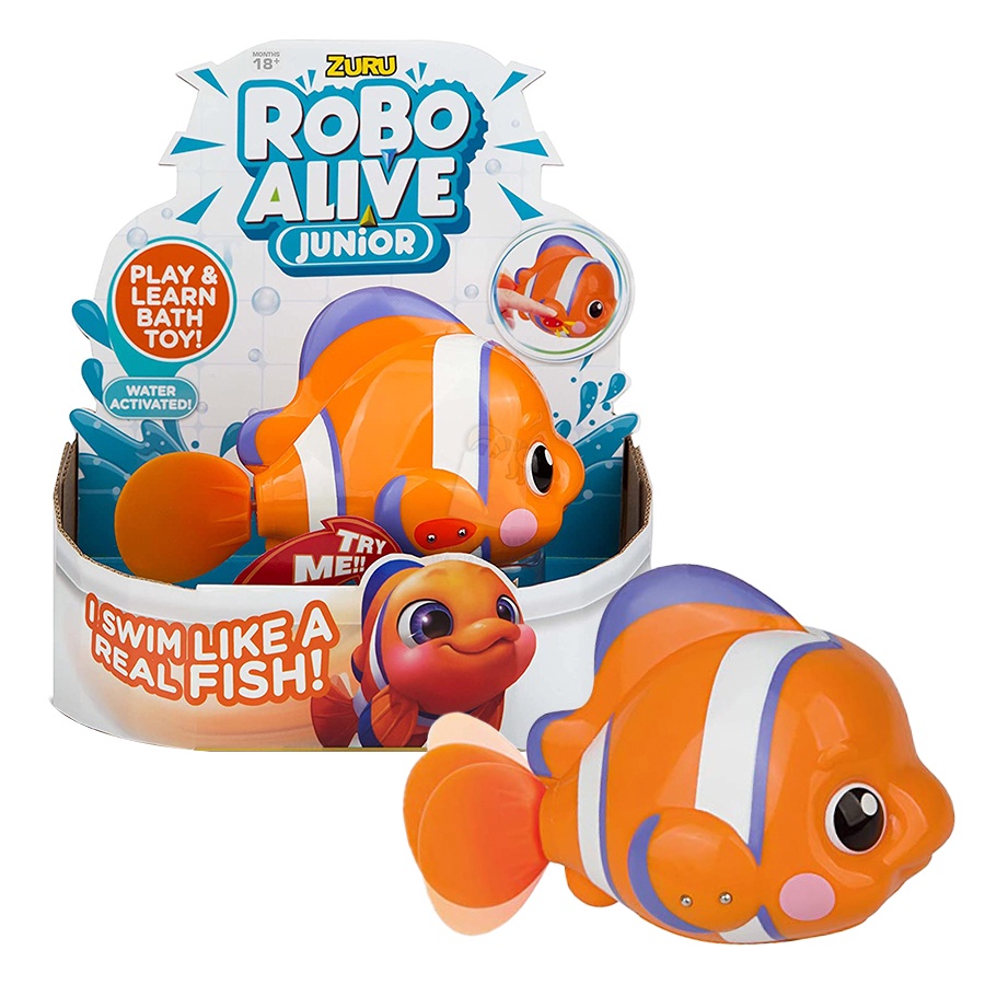 Zuru Robo Alive Junior [original] Cute Little Fish Nemo   Little Duck 