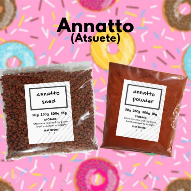 Annato Atsuete Seeds Powder 250500g And 1kg Shopee Malaysia