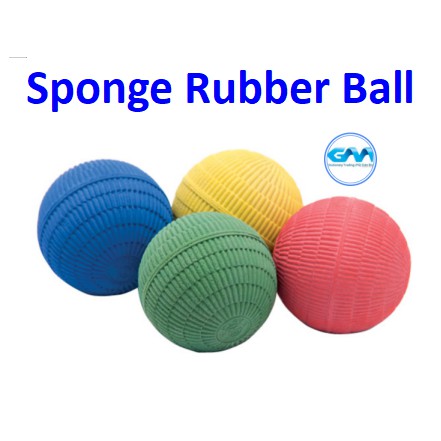 Solid Sponge Rubber Balls Bola Span Getah Kecil 58mm 1 PCS Pet Toy Ball Shopee Malaysia