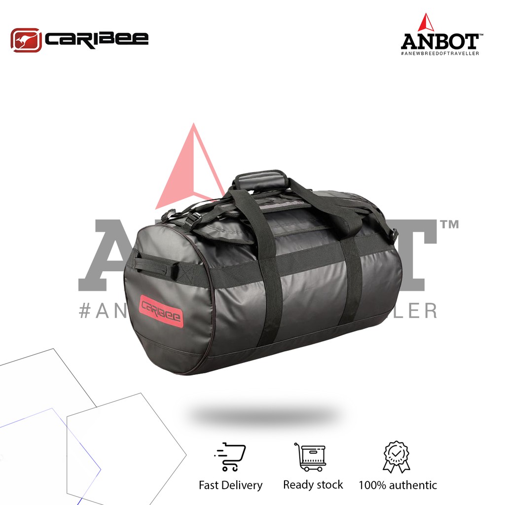 Caribee Kokoda 65l Waterproof Duffeloffshore Bag Black Shopee Malaysia 