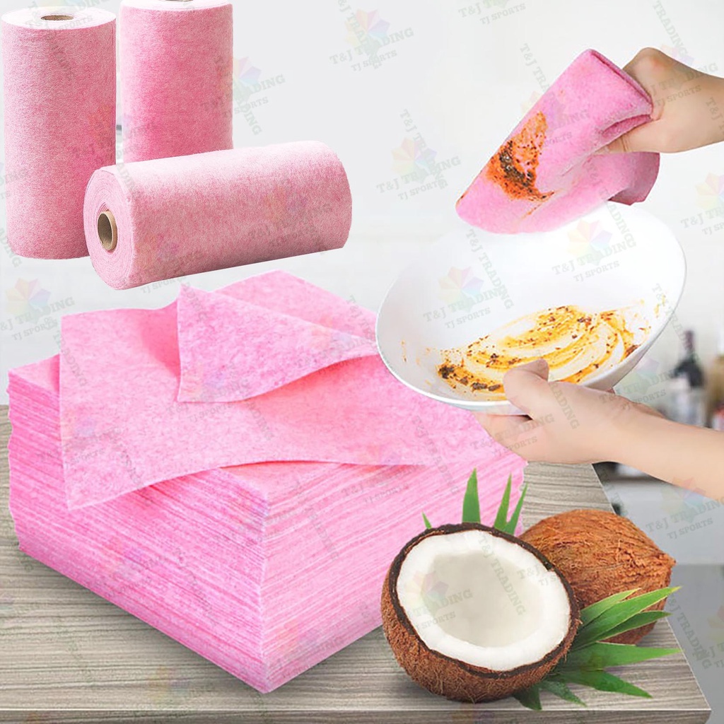 Super Absorbent Cloth Coconut Shell Dish Cloth Kitchen Use Kitchen Rag ...