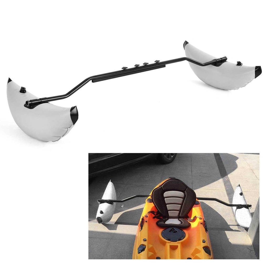 Kayak PVC Inflatable Outrigger Float with Sidekick Arms Rod Kayak Boat ...