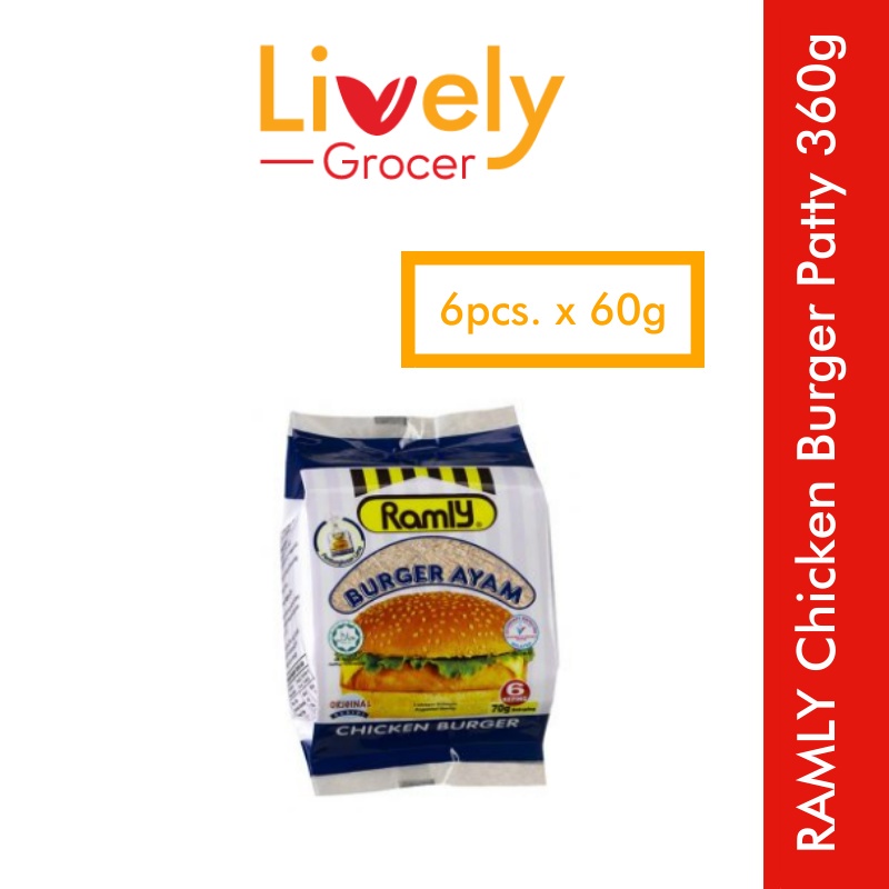 RAMLY Burger Chicken Patty 360g Shopee Malaysia