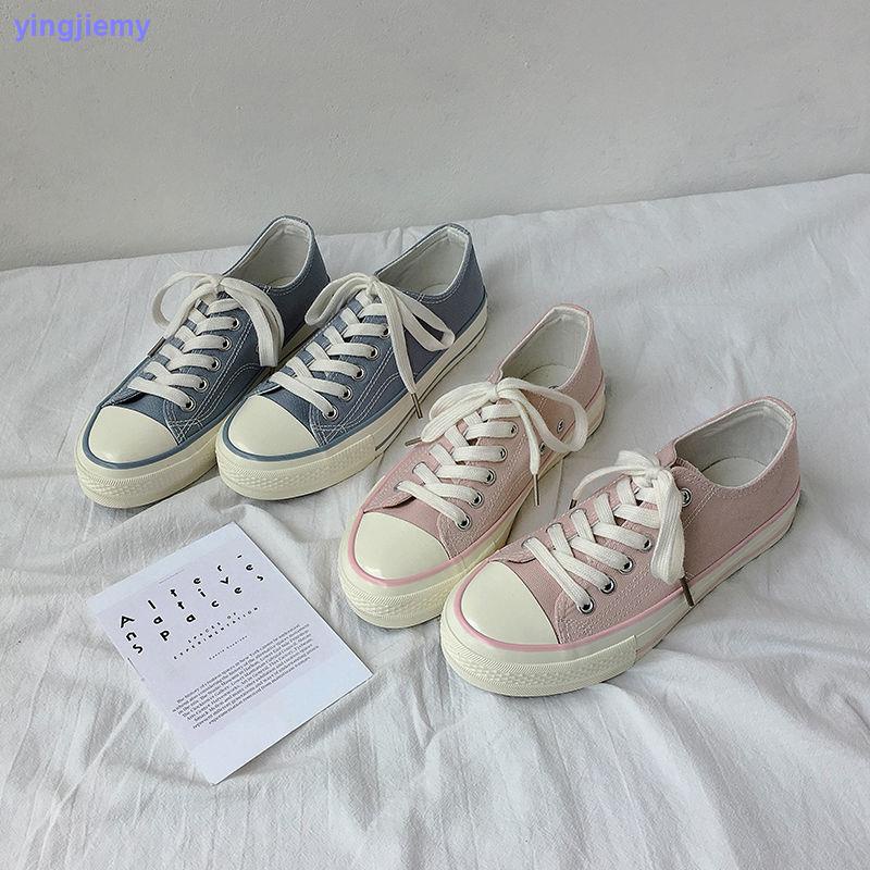 HOT Canvas Shoes Sky Blue Ladies Shoes Autumn Winter Sky