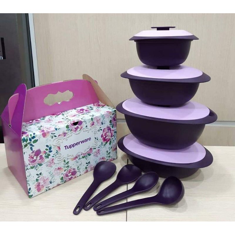 Tupperware Purple Royale Serveware 
