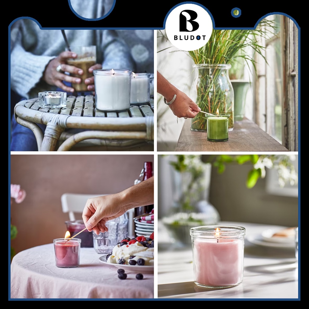 IKEA SCENTED CANDLE IN GLASS LILIN WANGI IKEA CANDLE IKEA FRAGRANCE